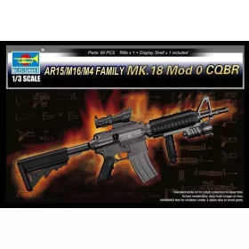 Trumpeter 01914 AR15/M16/M4 FAMILY-MK.18 Mod o CQBR (1/3)