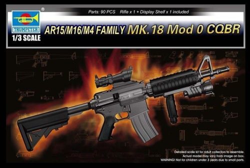 Trumpeter 01914 AR15/M16/M4 FAMILY-MK.18 Mod o CQBR (1/3)