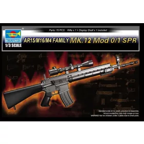 Trumpeter 01918 AR15/M16/M4 FAMILY-MK.12 Mod o/1 SPR (1/3)