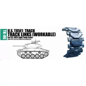   Trumpeter 02036 U.S. T85E1 track for M24 light tank (late) (1/35)