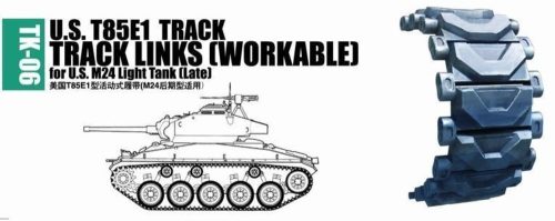 Trumpeter 02036 U.S. T85E1 track for M24 light tank (late) (1/35)