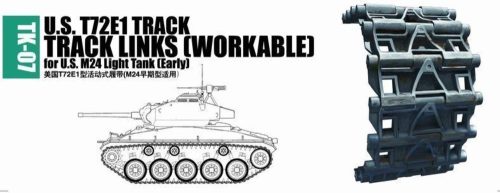 Trumpeter 02037 U.S. T72E1 track for M24 light tank (early) (1/35)