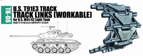 Trumpeter 02038 U.S. T91E3 track for M41/42 light tank (1/35)