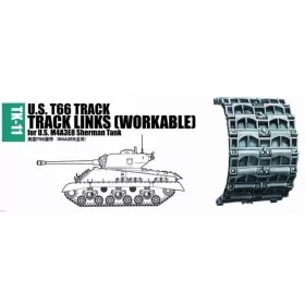   Trumpeter 02041 U.S. T66 track for M4A3E8 Sherman tank (1/35)