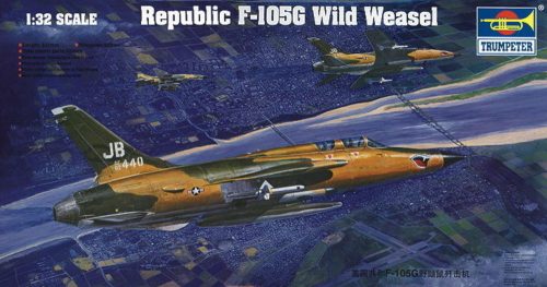 Trumpeter 02202 Republic F-105 G Wild Weasel (1/32)