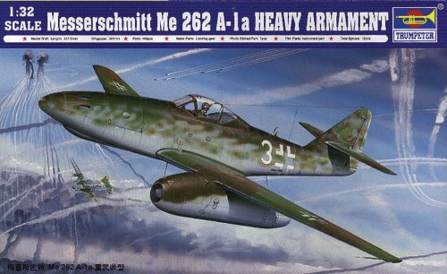 Trumpeter 02260 Messerschmitt Me 262 A-1a Heavy Armament (with R4M Rocket) (1/32)