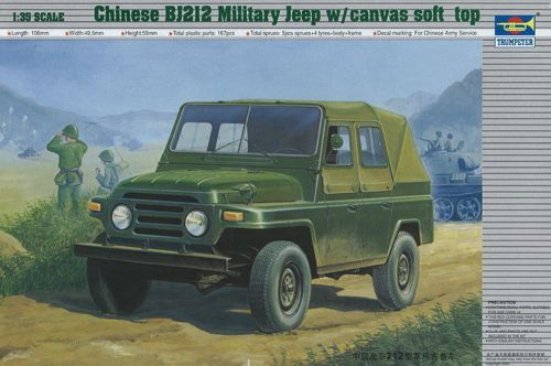 Trumpeter 02302 Chinesischer BJ212 Militär-Jeep (1/35)