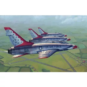 Trumpeter 02822 F-100D in Thunderbirds livery (1/48)