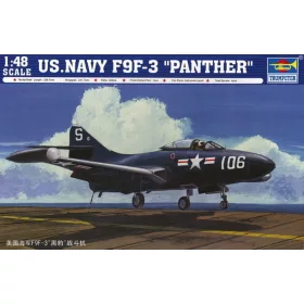 Trumpeter 02834 US Navy F9F-3 'Panther' (1/48)