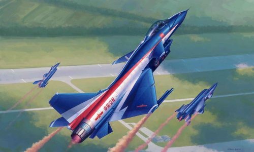 Trumpeter 02857 PLA J-10AY Vigorous Dragon-Ba Yi Aerb.T. (1/48)