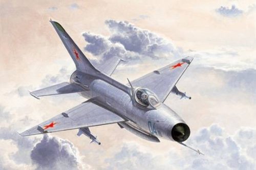 Trumpeter 02858 MiG-21 F-13/J-7 Fighter 1/48 repülőgép makett