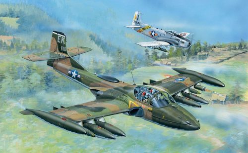 Trumpeter 02888 US A-37A Dragonfly Light Ground-Attack (1/48)