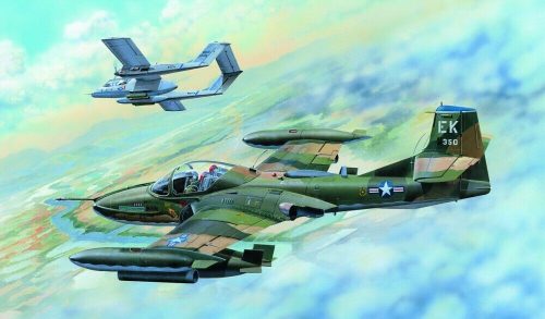 Trumpeter 02889 US A-37B Dragonfly Light Ground-Attack (1/48)