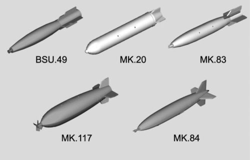 Trumpeter 03307 Smart Missiles (26 pcs.) (1/32)