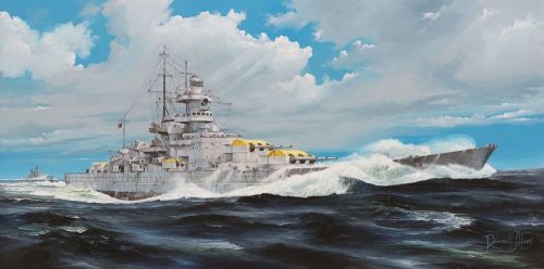 Trumpeter 03714 German Gneisenau Battleship (1/200)