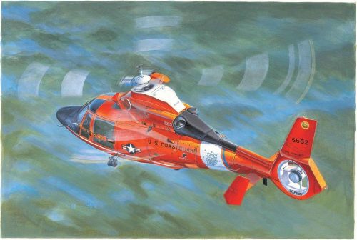 Trumpeter 05107 US Coast Guard HH-65C Dolphin Helicopter (1/35)