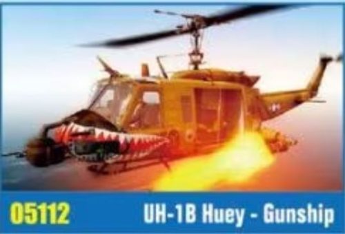 Trumpeter 05112 Bell UH-1B Huey - Gunship 1/35 helikopter makett