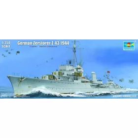 Trumpeter 05323 German Zerstörer Z-43, 1944 (1/350)