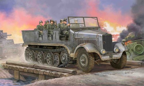 Trumpeter 05531 German Sd.Kfz.6 Halbkettenzugm. Artill. (1/35)