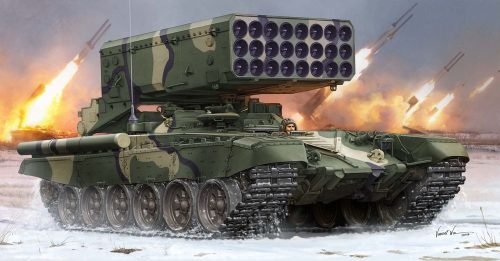 Trumpeter 05582 Russian TOS-1 24-Barrel Multipe Rocket L (1/35)