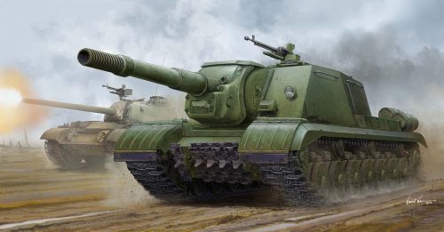 Trumpeter 05591 Soviet JSU-152K Armored Self-Propelled Gun (1/35)