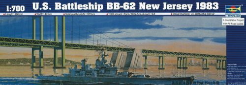 Trumpeter 05702 Schlachtschiff USS New Jersey BB-62 1983 (1/700)