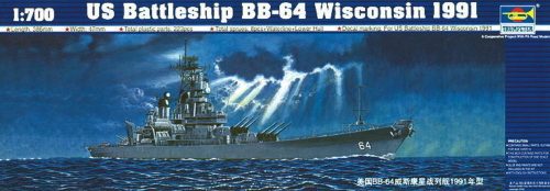 Trumpeter 05706 Schlachtschiff USS Wisconsin BB-64 1991 (1/700)