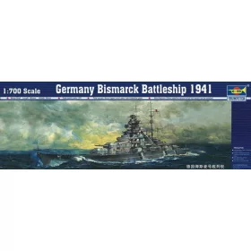 Trumpeter 05711 Schlachtschiff Bismarck 1941 (1/700)