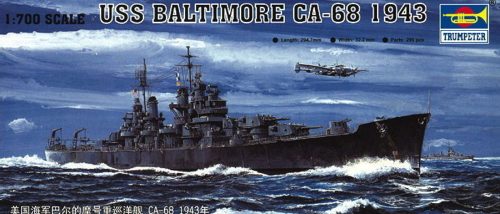 Trumpeter 05724 USS Baltimore CA-68 1943 (1/700)