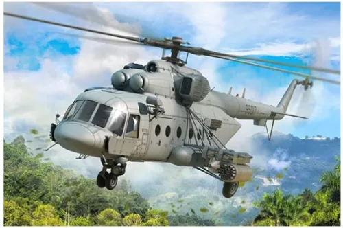 Trumpeter 05855 Russian Mi-171Sh Hip (1/48) helikopter makett