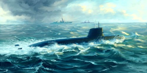 Trumpeter 05911 Japanese Soryu Class Attack Submarine (1/144)