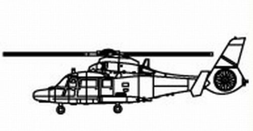 Trumpeter 06261 Z-9C (1/350)