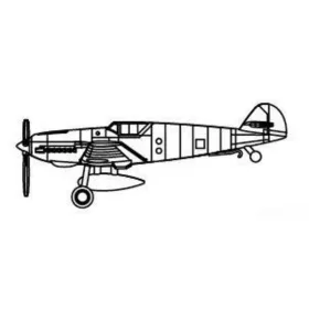 Trumpeter 06279 BF109T (1/350)