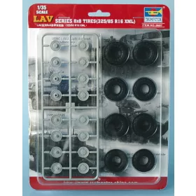 Trumpeter 06607 LAV Series 8x8 tires 325/85/R16 XML (1/35)