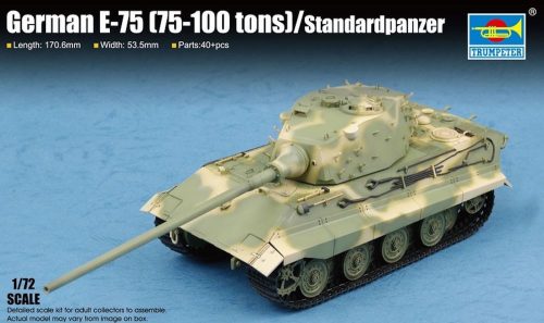 Trumpeter 07125 German E-75(75-100 tons)/Standardpanzer (1/72)