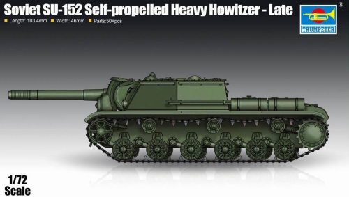 Trumpeter 07130 Soviet SU-152 Self-propelled Heavy Howitzer - Late (1/72)