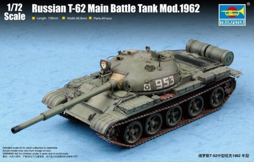 Trumpeter 07146 Russian T-62 Main Battle Tank Mod.1962 (1/72)