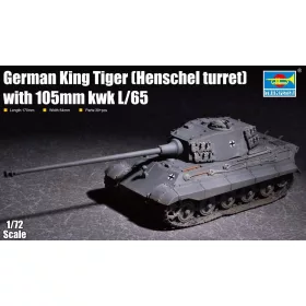   Trumpeter 07160 German King Tiger(Henschel turret) with 105mm kWh L/65 (1/72)