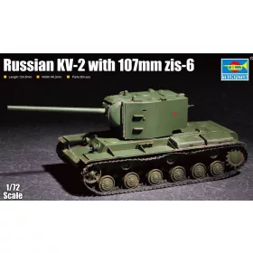 Trumpeter 07162 Russian KV-2 with 107mm zis-6 (1/72)