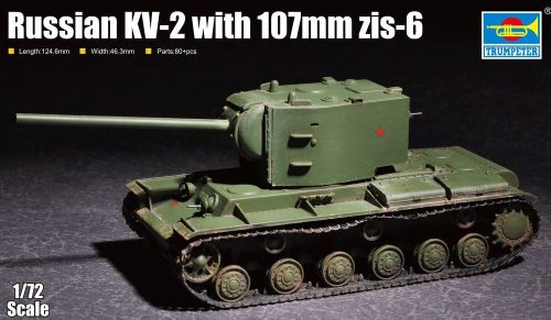 Trumpeter 07162 Russian KV-2 with 107mm zis-6 (1/72)