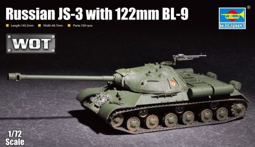 Trumpeter 07163 Russian JS-3 with 122mm BL-9 (1/72)