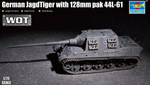 Trumpeter 07165 German JagdTiger with 128mm pal 44L-61 (1/72)