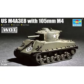 Trumpeter 07168 US M4A3E8 with 105mm M4 (1/72)