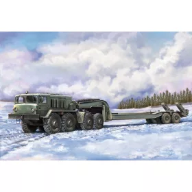   Trumpeter 07194 MAZ-537G intermediate type with MAZ/ChMZAP 5247G semi-trailer (1/72)