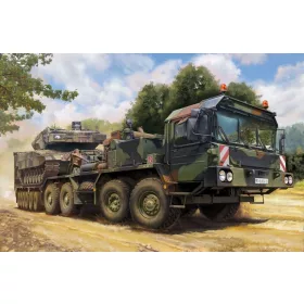 Trumpeter 07196 Slt-56 Tractor with 56t Semi Trailer (1/72)