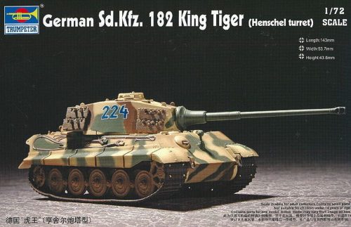 Trumpeter 07201 Sd.Kfz. 182 King Tiger Henschel (1/72)