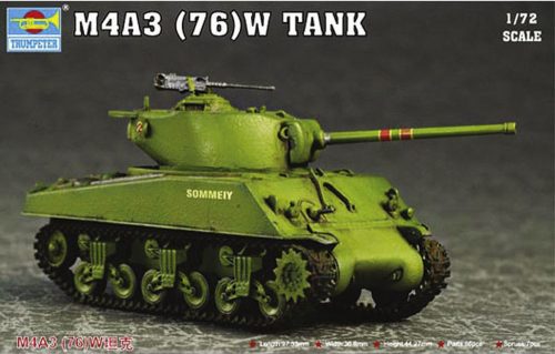 Trumpeter 07226 M4A3 76(W) Tank (1/72)