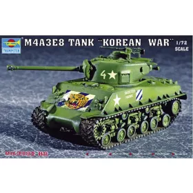 Trumpeter 07229 M4A3E8 Tank (T80 Track) (1/72)
