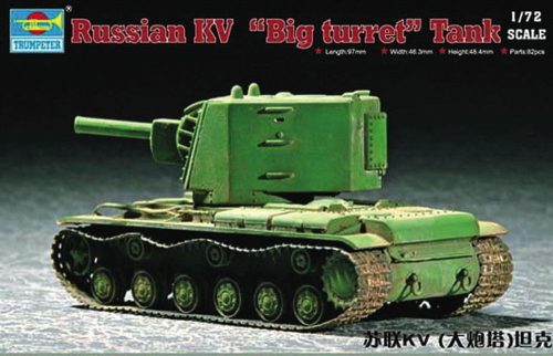 Trumpeter 07236 Soviet KV Big Turret (1/72)