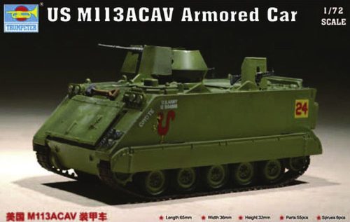 Trumpeter 07237 US M 113 ACAV Armored Car (1/72)